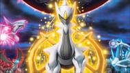 Arceus seen in the anime (Image via The Pokemon Company)